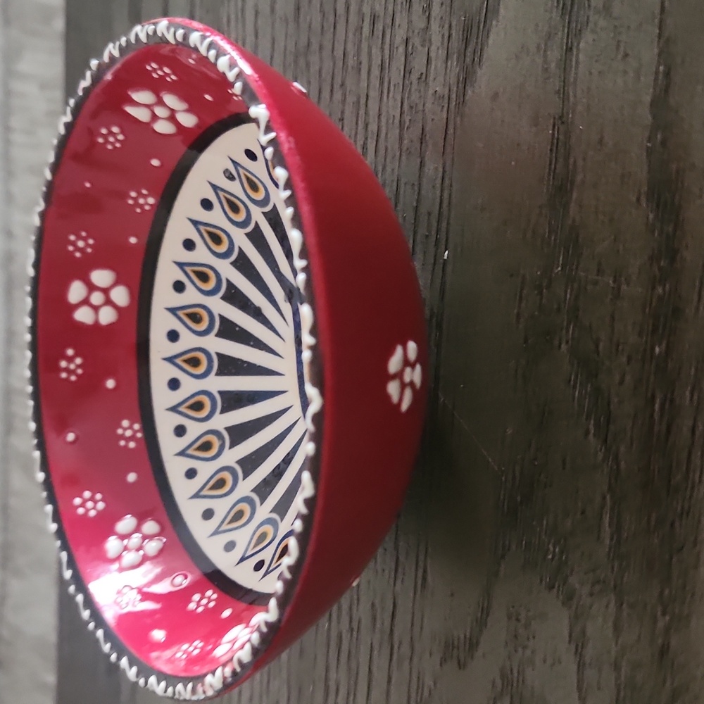 Hand made finger bowl